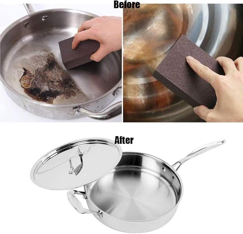 10 Pcs Reusable Sanding Sponge Blocks 180 Grit for Wood Metal Furniture Wet Dry Polishing - Image 4